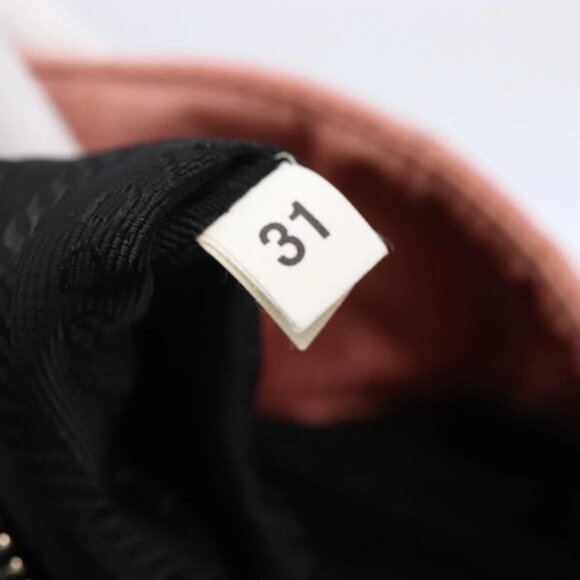 PRADA Quilted Chain Tote Bag Nylon Pink Silver - Picture 15 of 15